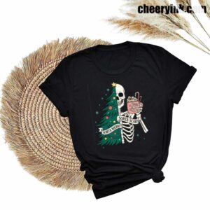 Tshirt Christmas Skeleton 27 T