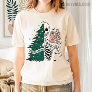 Tshirt Christmas Skeleton 35 T