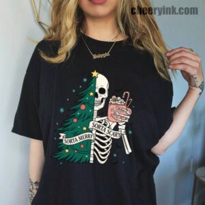 Tshirt Christmas Skeleton 45 T