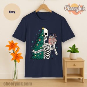 Tshirt Christmas Skeleton