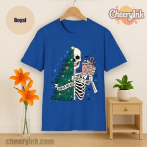 Tshirt Christmas Skeleton