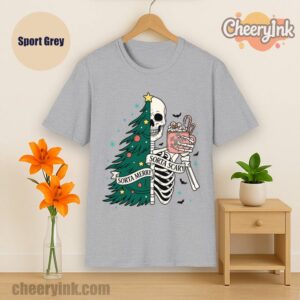 Tshirt Christmas Skeleton Sport