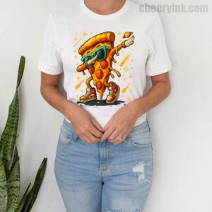 Tshirt Dabbing Pizza Slice 4 T