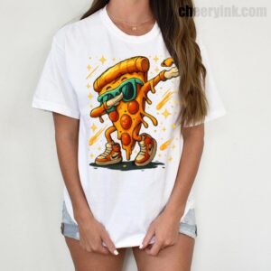 Tshirt Dabbing Pizza Slice 6 T