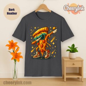 Tshirt Dabbing Pizza Slice Dark