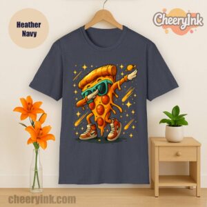 Tshirt Dabbing Pizza Slice Heather