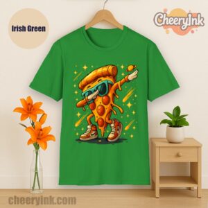 Tshirt Dabbing Pizza Slice Irish