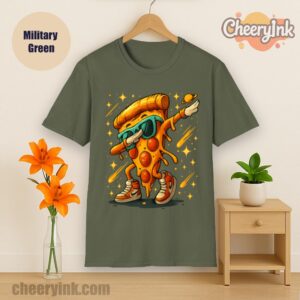 Tshirt Dabbing Pizza Slice Military