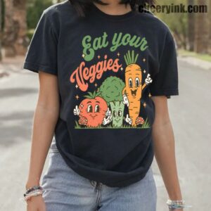 Tshirt Eat Your Veggies 10 T
