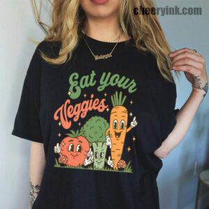 Tshirt Eat Your Veggies 45 T