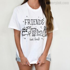 Tshirt Friends Not Food 6 T
