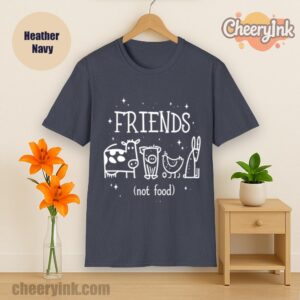 Tshirt Friends Not Food Heather