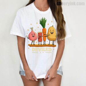 Tshirt Funny Food Friends 6 T