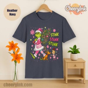 Tshirt Green Monster Christmas Heather