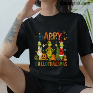 Tshirt Grinch Hallothanksmas 12 T