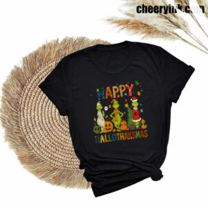 Tshirt Grinch Hallothanksmas 27 T