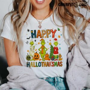 Tshirt Grinch Hallothanksmas 42 T