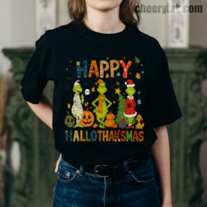 Tshirt Grinch Hallothanksmas 7 T