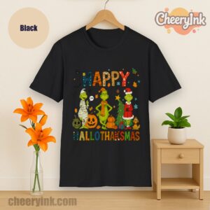 Tshirt Grinch Hallothanksmas
