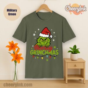 Tshirt Grinchmas Christmas Military