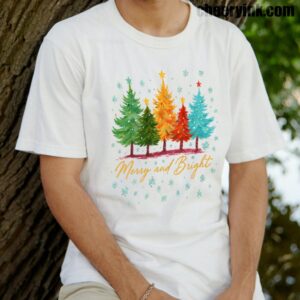 Tshirt Merry And Bright 14 T