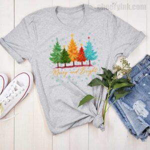 Tshirt Merry And Bright 15 T