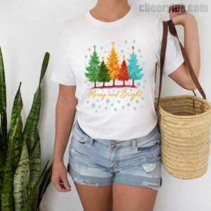 Tshirt Merry And Bright 2 T