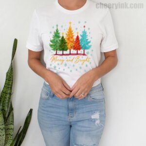 Tshirt Merry And Bright 4 T