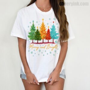 Tshirt Merry And Bright 6 T