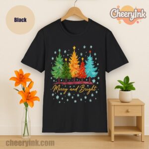 Tshirt Merry And Bright