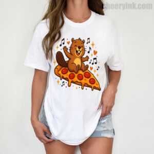 Tshirt Pizza Beaver Party 1 T