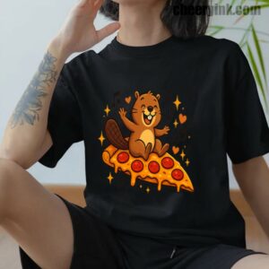 Tshirt Pizza Beaver Party 12 T Shirt
