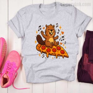 Tshirt Pizza Beaver Party 19 T