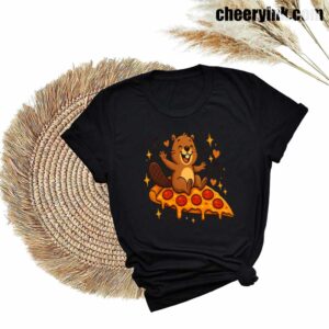 Tshirt Pizza Beaver Party 27 T
