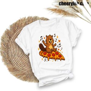 Tshirt Pizza Beaver Party 28 T