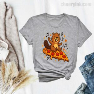 Tshirt Pizza Beaver Party 33 T
