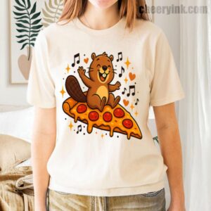 Tshirt Pizza Beaver Party 35 T