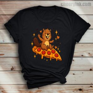 Tshirt Pizza Beaver Party 37 T