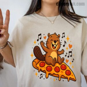 Tshirt Pizza Beaver Party 39 T