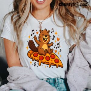 Tshirt Pizza Beaver Party 42 T