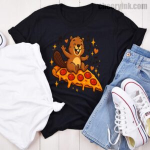 Tshirt Pizza Beaver Party 46 T