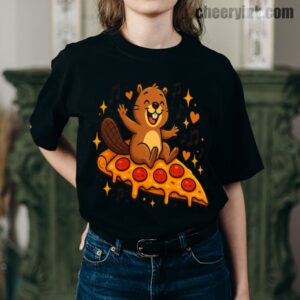 Tshirt Pizza Beaver Party 7 T