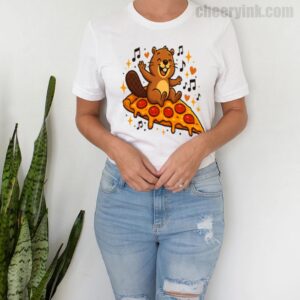 Tshirt Pizza Beaver Party 9 T