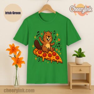 Tshirt Pizza Beaver Party Irish