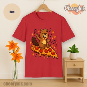 Tshirt Pizza Beaver Party