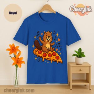 Tshirt Pizza Beaver Party