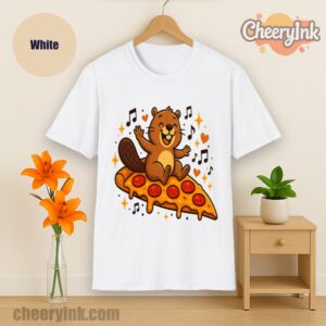 Tshirt Pizza Beaver Party