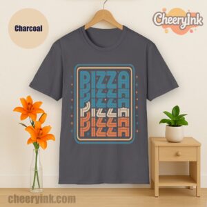 Tshirt Pizza Charcoal