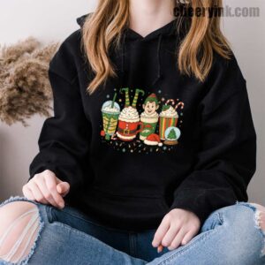 Christmas Coffee Cups Hoodie