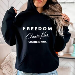 Hoodie Freedom Charlie Kirk Signature 3